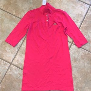 NWT LACOSTE Girls Shirt Dress